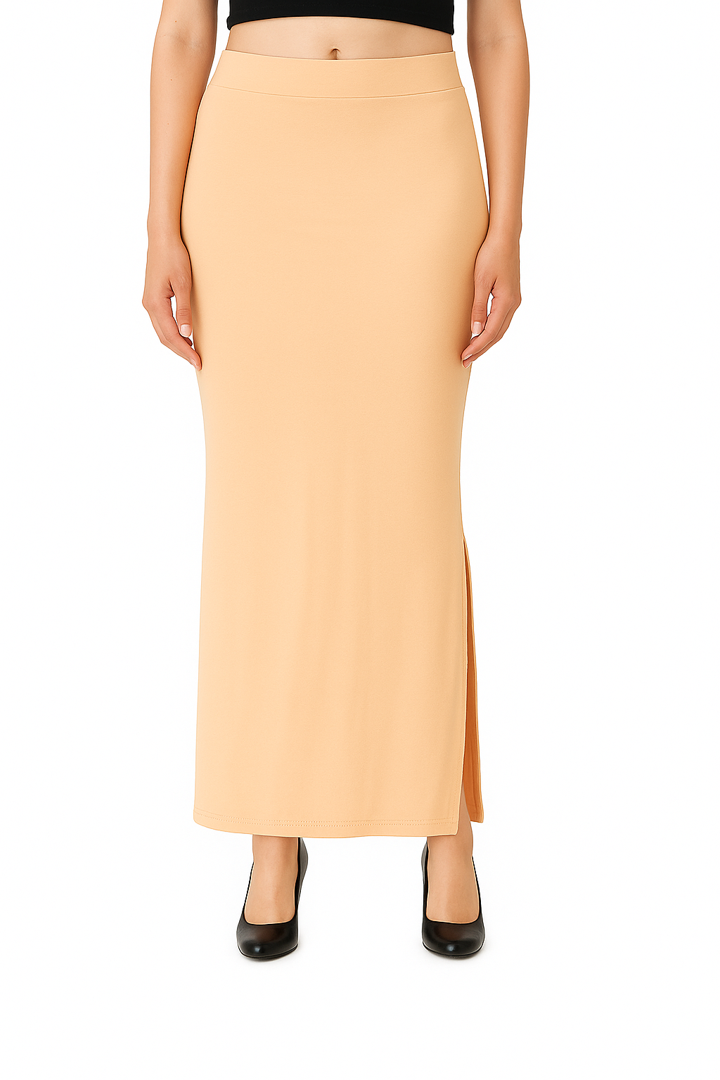 Peach Women's Solid Shapewear
