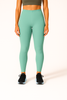 Apple Green Women's Ankle Length Stretchable Cotton Lycra Leggings