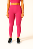 Fuchsia Women's Ankle Length Stretchable Cotton Lycra Leggings