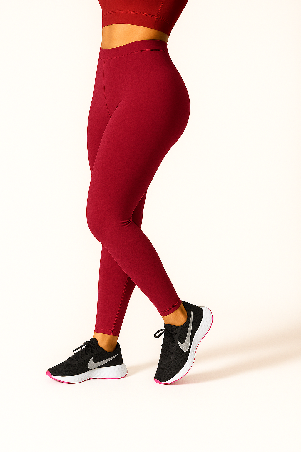 Crimson Women's Ankle Length Stretchable Cotton Lycra Leggings