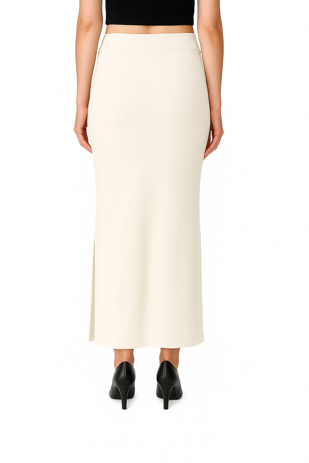 Off White Women's Solid Shapewear