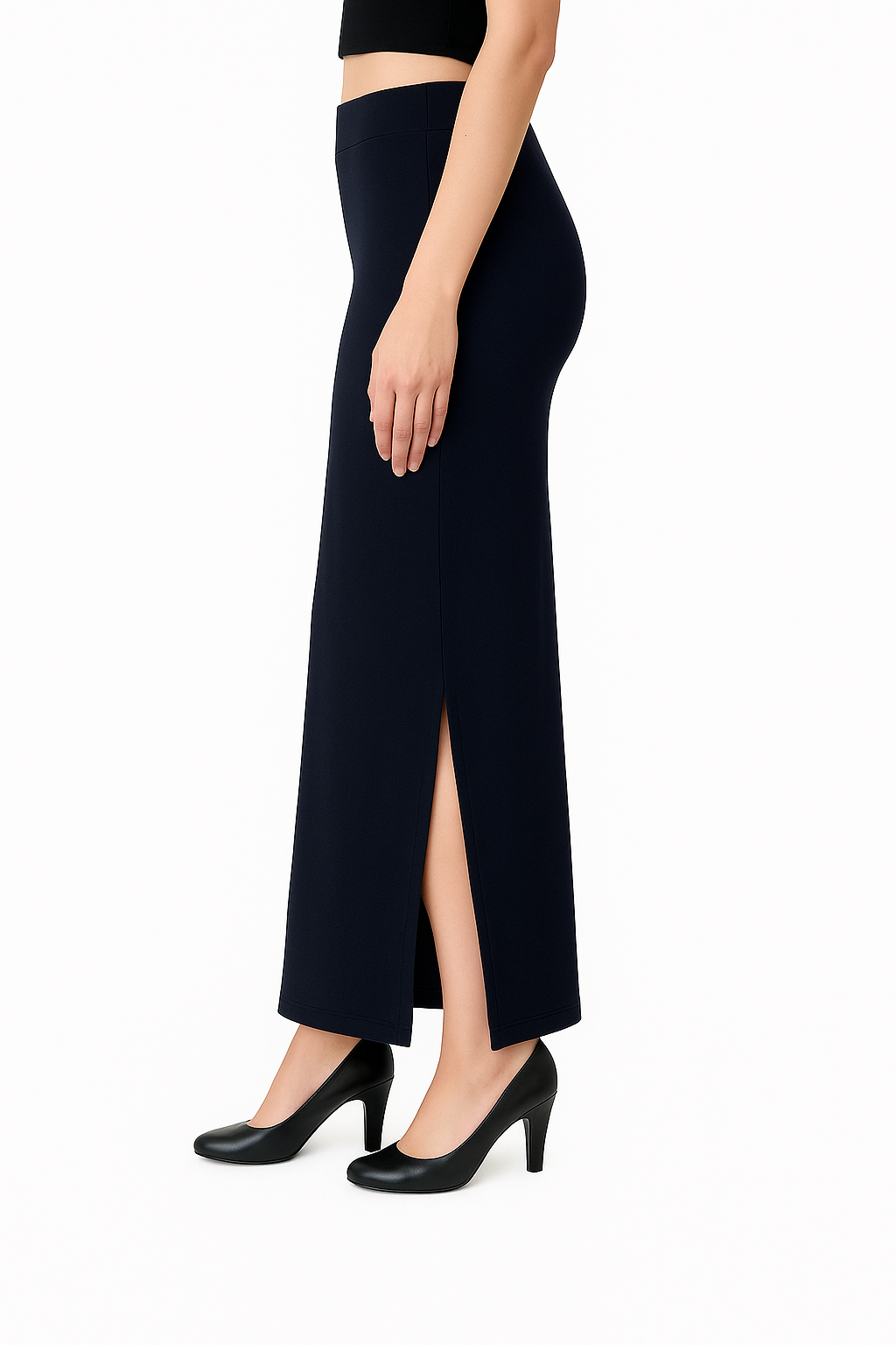 Navy Women's Solid Shapewear