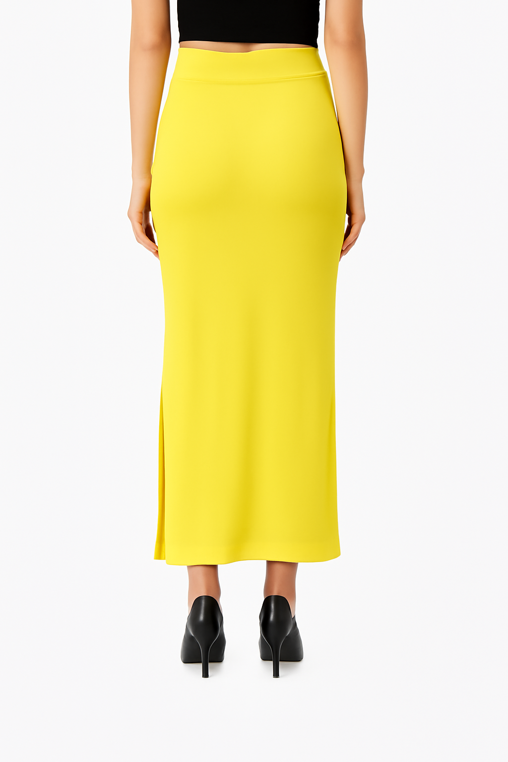 Sunshine Yellow Women's Solid Shapewear