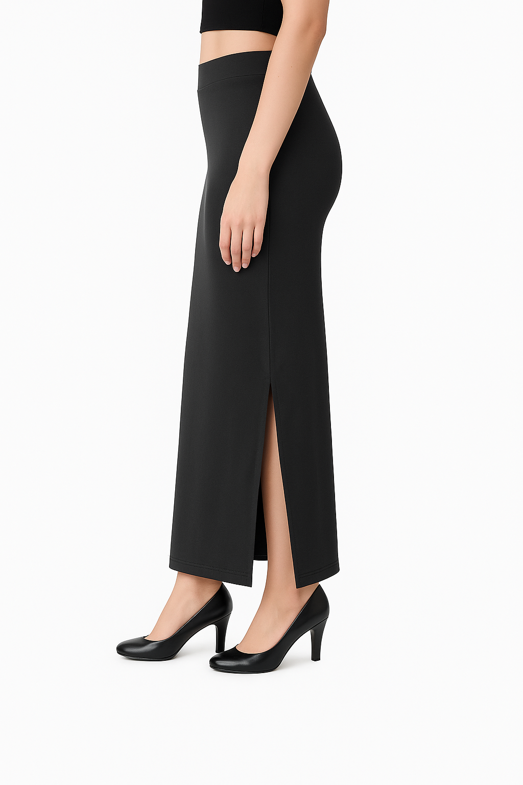 Charcoal Women's Solid Shapewear