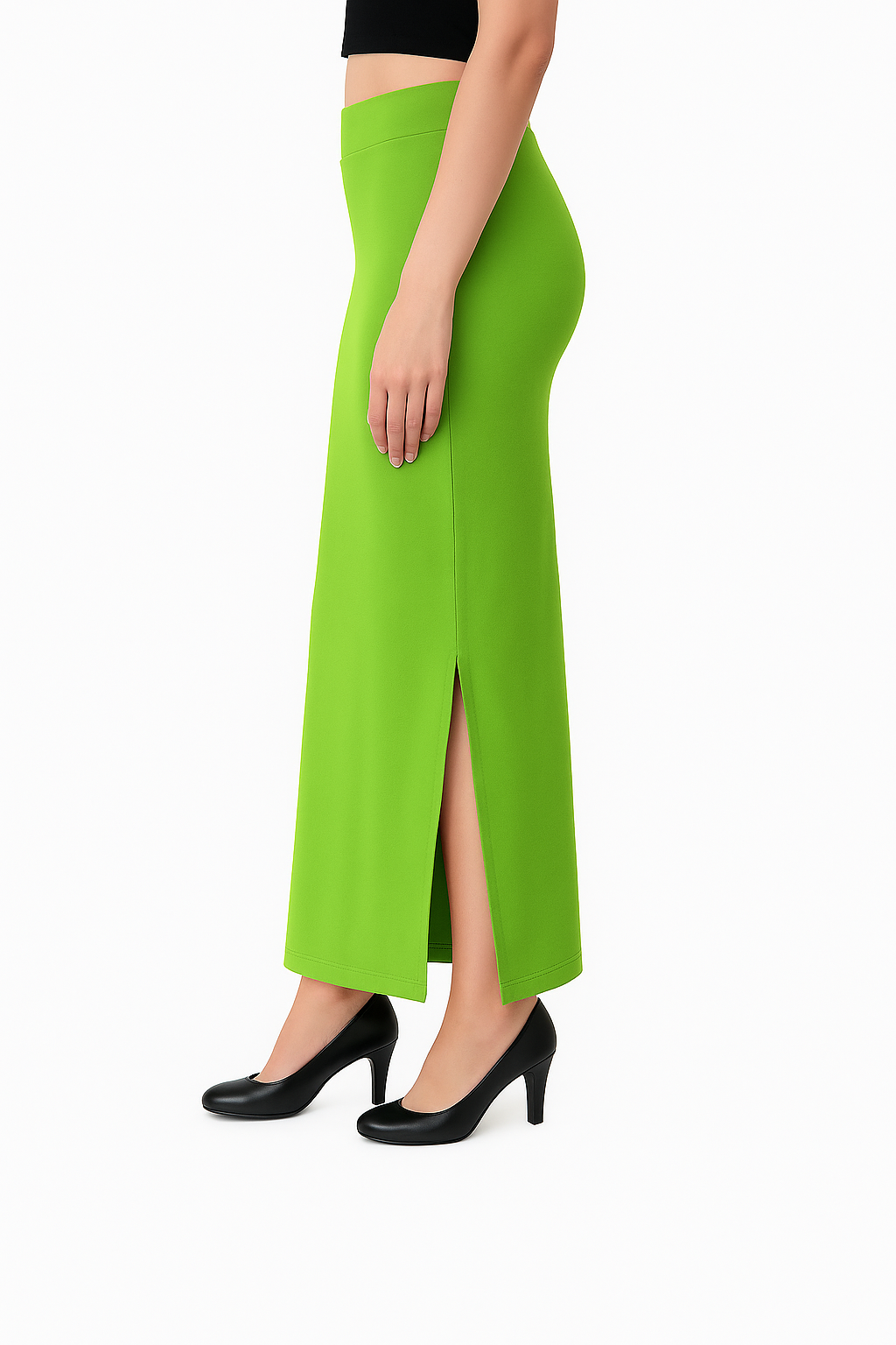 Parrot Green Women's Solid Shapewear