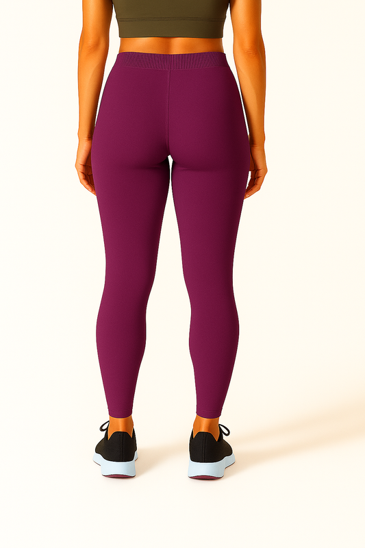 Vivid Viola Women's Ankle Length Stretchable Cotton Lycra Leggings