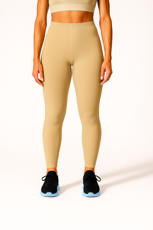 Fawn Women's Ankle Length Stretchable Cotton Lycra Leggings