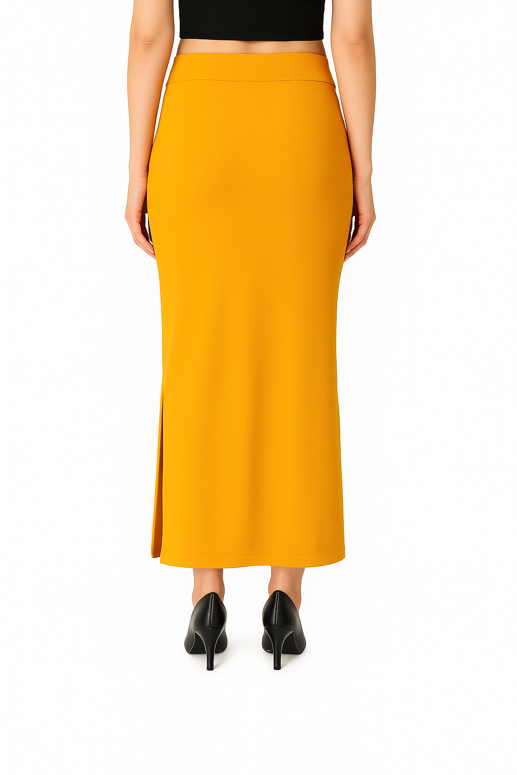 Gold Women's Solid Shapewear