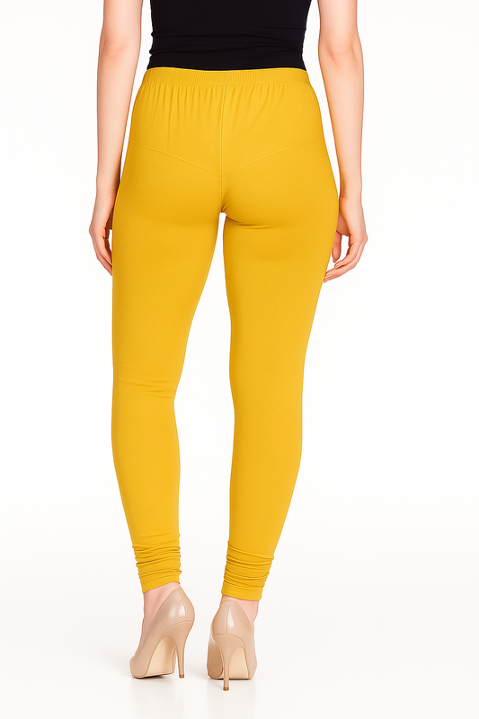 Hot Rani Women's Solid Churidar Stretchable Cotton Blend Legging