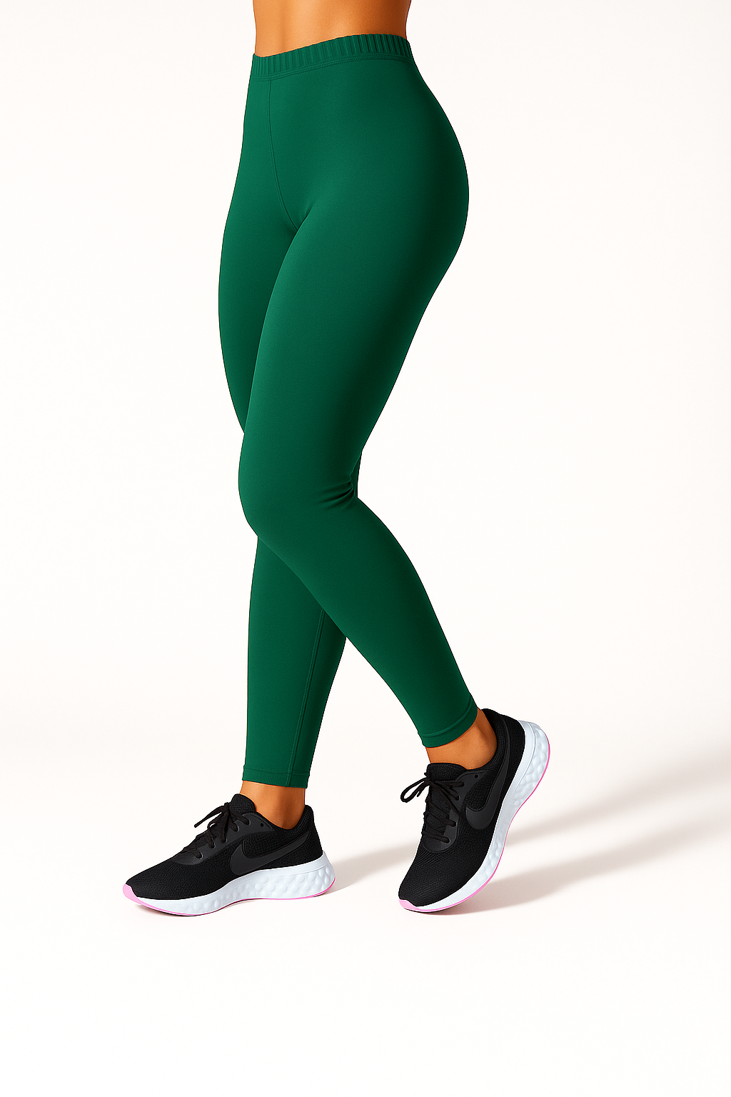Teal Women's Ankle Length Stretchable Cotton Lycra Leggings