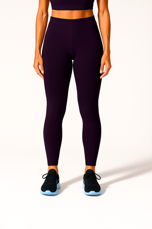 Royal Lilac Women's Ankle Length Stretchable Cotton Lycra Leggings