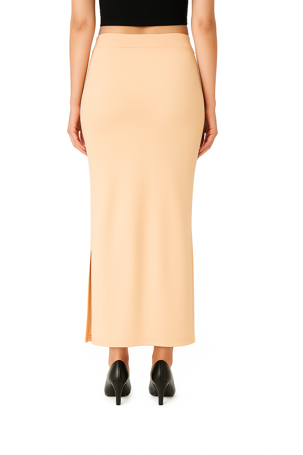 Peach Women's Solid Shapewear