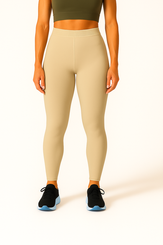 Sandshell Women's Ankle Length Stretchable Cotton Lycra Leggings