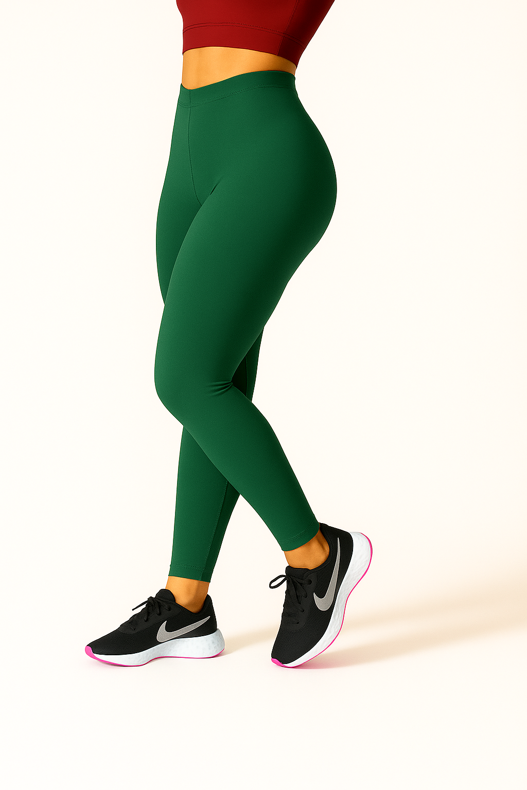 Apricot Women's Ankle Length Stretchable Cotton Lycra Leggings