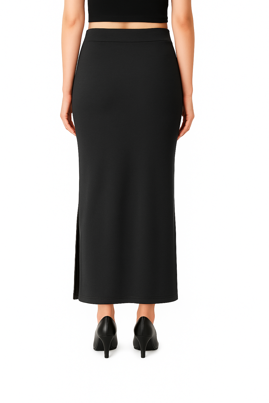 Charcoal Women's Solid Shapewear