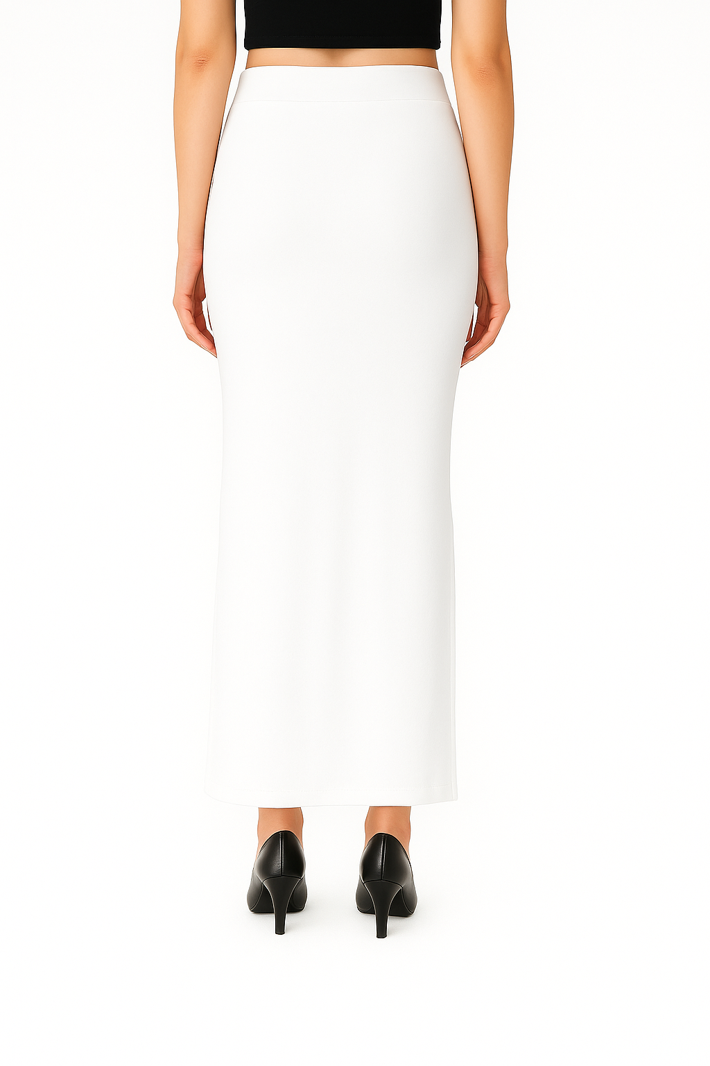 White Women's Solid Shapewear