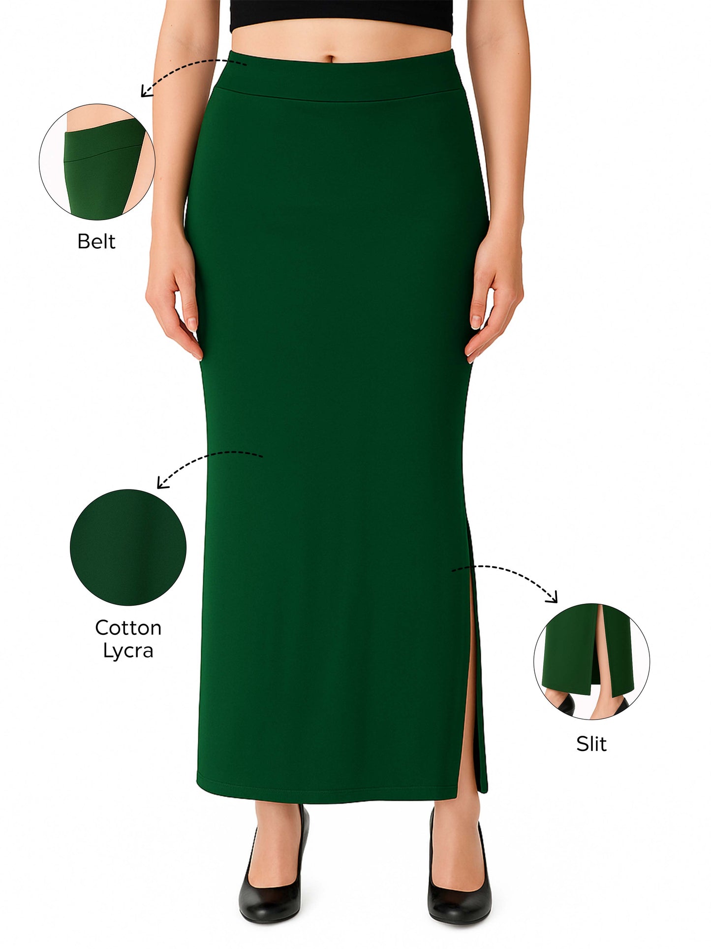 Rama Green Women's Solid Shapewear