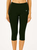 Olive Green Women's Solid Capri pant