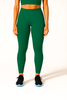 Cadmium Green Women's Ankle Length Stretchable Cotton Lycra Leggings