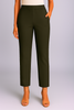 Dark Olive Women's Solid Cotton Lycra Kurti Pant