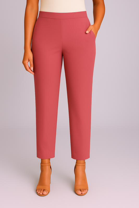 Onion Women's Solid Cotton Lycra Kurti Pant