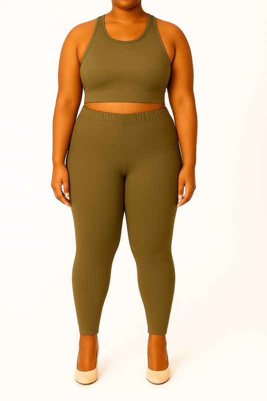 B Biscuit Women's Ankle Length Plus Size Stretchable Cotton Lycra Leggings