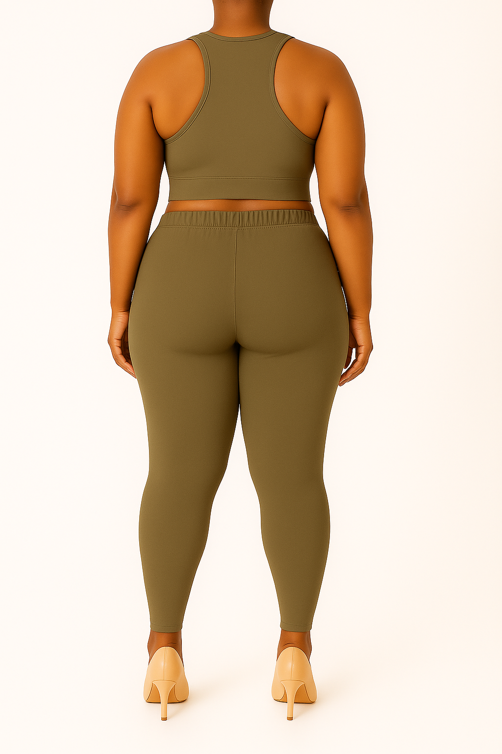 B Biscuit Women's Ankle Length Plus Size Stretchable Cotton Lycra Leggings