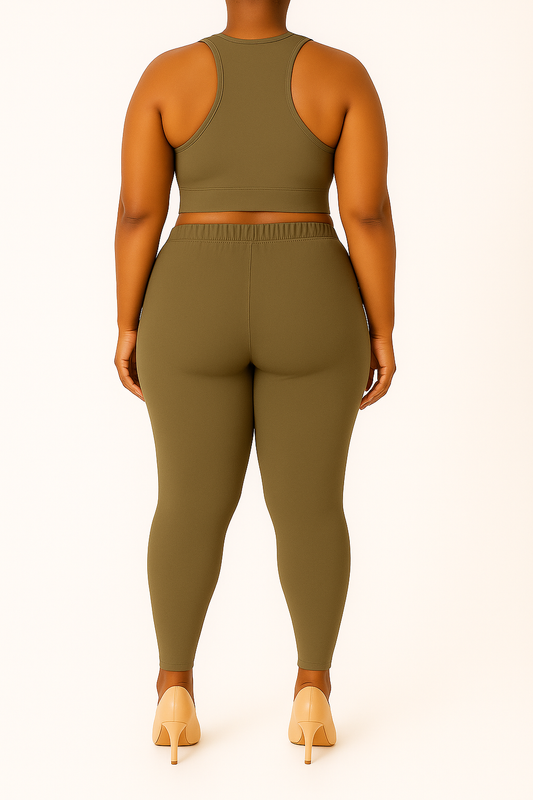 B Biscuit Women's Ankle Length Plus Size Stretchable Cotton Lycra Leggings