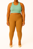 Indian Tan Women's Ankle Length Plus Size Stretchable Cotton Lycra Leggings