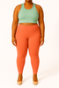 Coral Women's Ankle Length Plus Size Stretchable Cotton Lycra Leggings