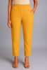 Gold Women's Solid Cotton Lycra Kurti Pant