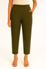 Dark Mehendi Women's Solid Cotton Lycra Kurti Pant