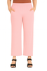 Baby pink Women's Solid Relaxed Fit Pant