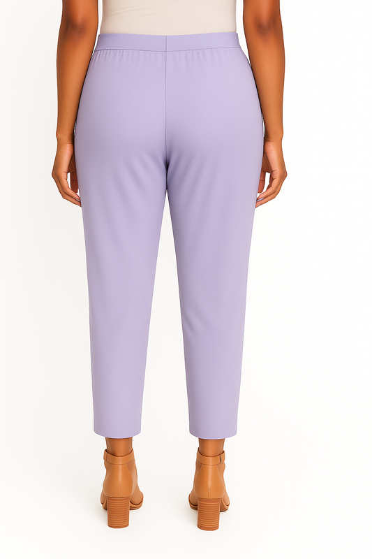 Cosmic Sky Women's Solid Cotton Lycra Kurti Pant