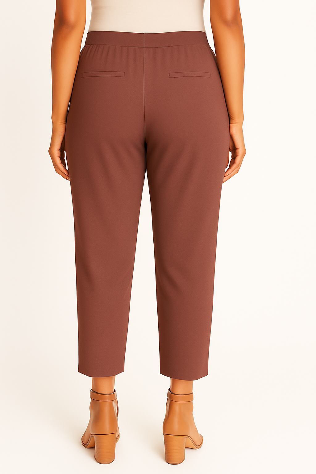Wood Rose Women's Solid Cotton Lycra Kurti Pant