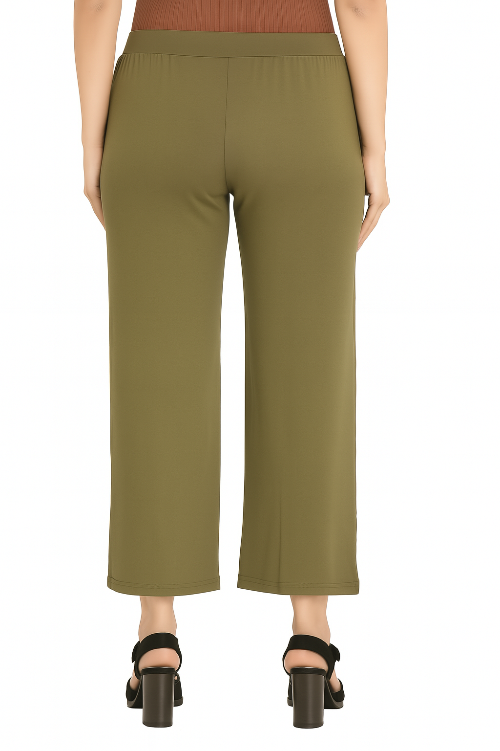 Mehendi Women's Solid Relaxed Fit Pant`