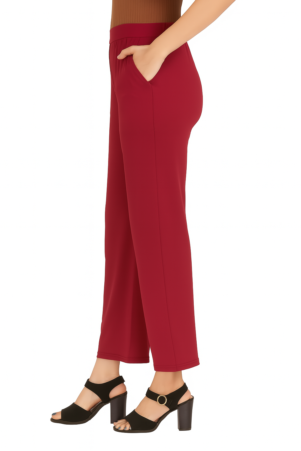 Rani Women's Solid Relaxed Fit Pant