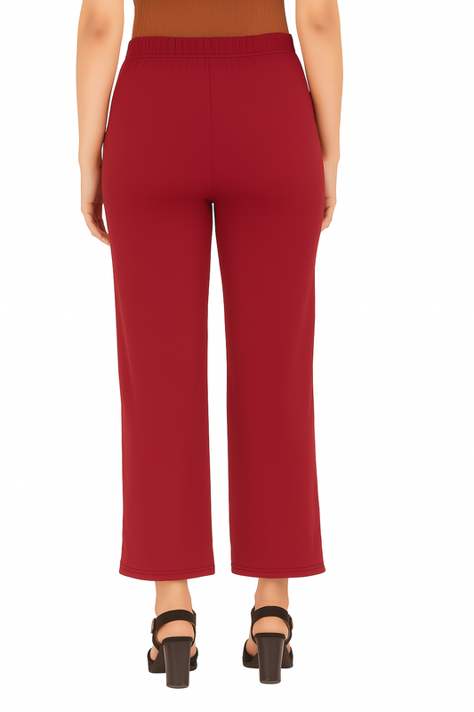 Rani Women's Solid Relaxed Fit Pant