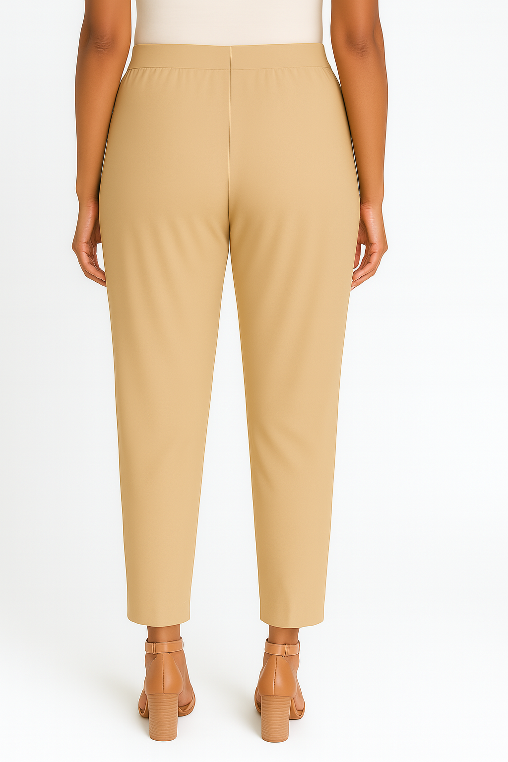 Winter Wheat Women's Solid Cotton Lycra Kurti Pant