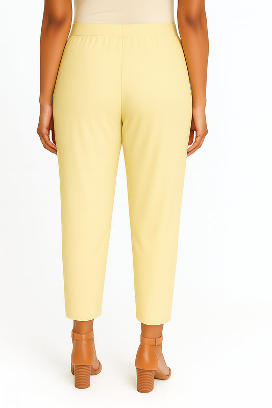 Golden Mist Women's Solid Cotton Lycra Kurti Pant