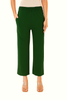 Rama Green Women's Solid Regular Fit Flare Kurti Pant