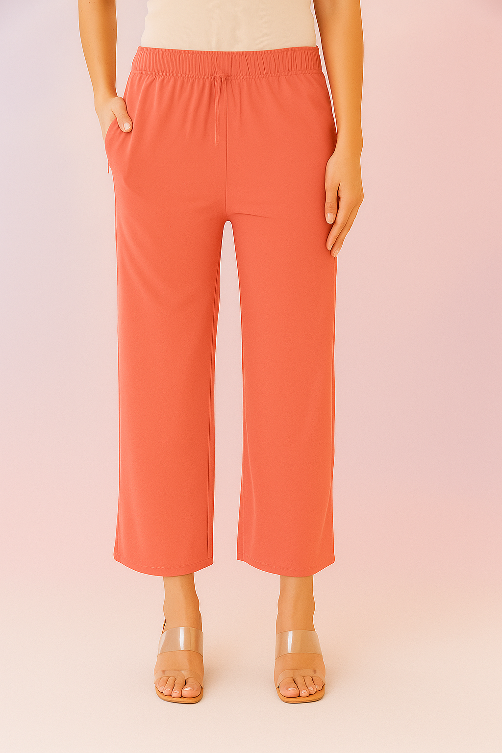 Scarlet Women's Solid Regular Fit Flare Kurti Pant