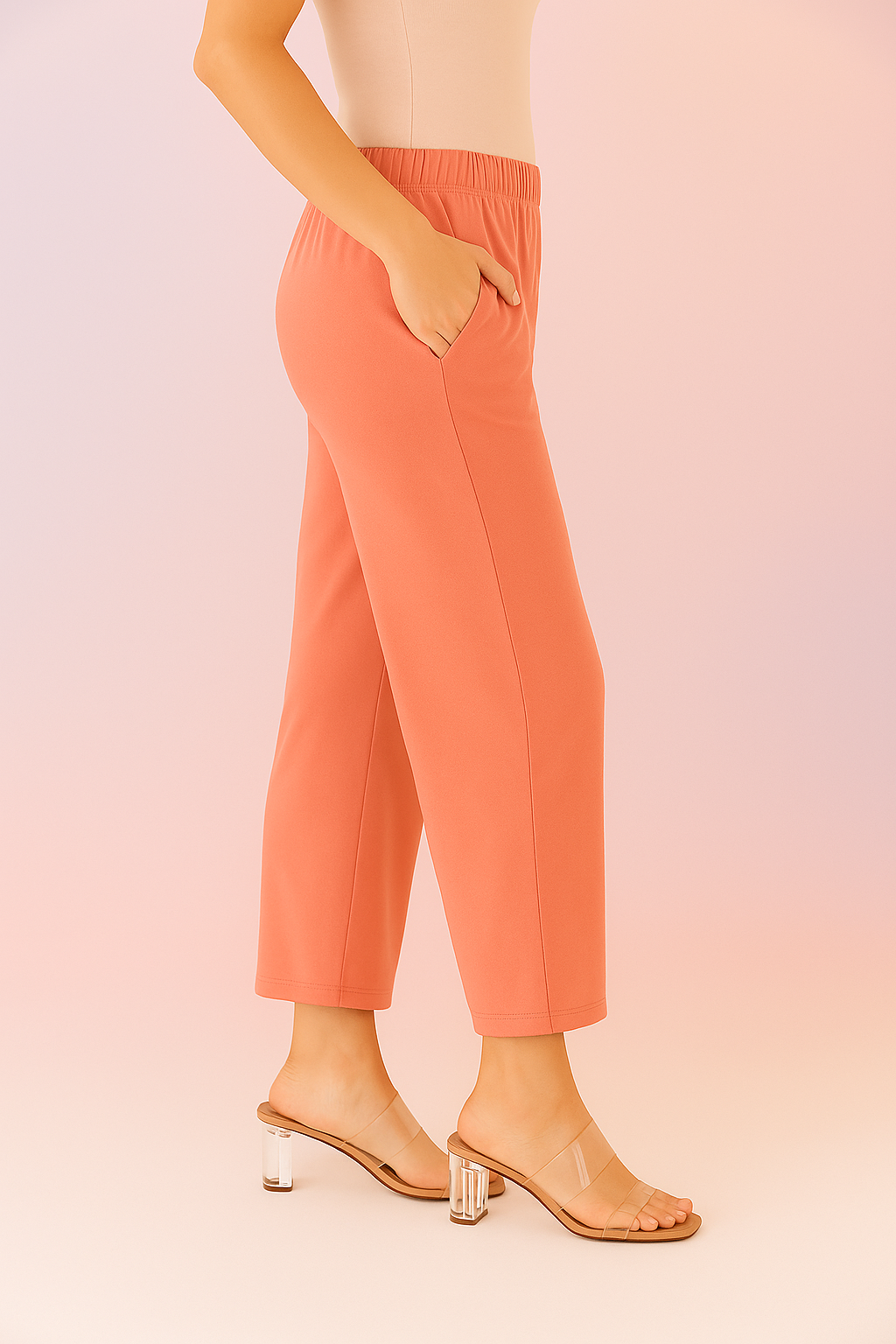 Scarlet Women's Solid Regular Fit Flare Kurti Pant