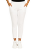 White Women's Solid Elasticated Lounger Pant