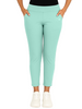 Apple Green Women's Solid Elasticated Lounger Pant