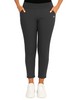 Charcoal Women's Solid Elasticated Lounger Pant