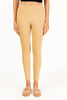 Beige Women's Solid Pleated Pant