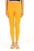 Light Mustard Women's Solid Pleated Pant