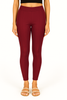 Maroon Women's Solid Pleated Pant