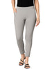 Steel Grey Women's Cotton Lycra Solid Straight Pant